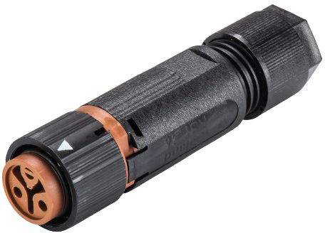 Wieland Electric 46.031.4551.4 Cosse cylindrique mâle femelle, droit Nombre total de pôles: 2 Série (connecteur rond): RST® MINI
