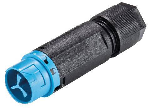Wieland Electric 46.032.4554.9 Cosse cylindrique mâle mâle, droit Nombre total de pôles: 2 Série (connecteur rond): RST® MINI