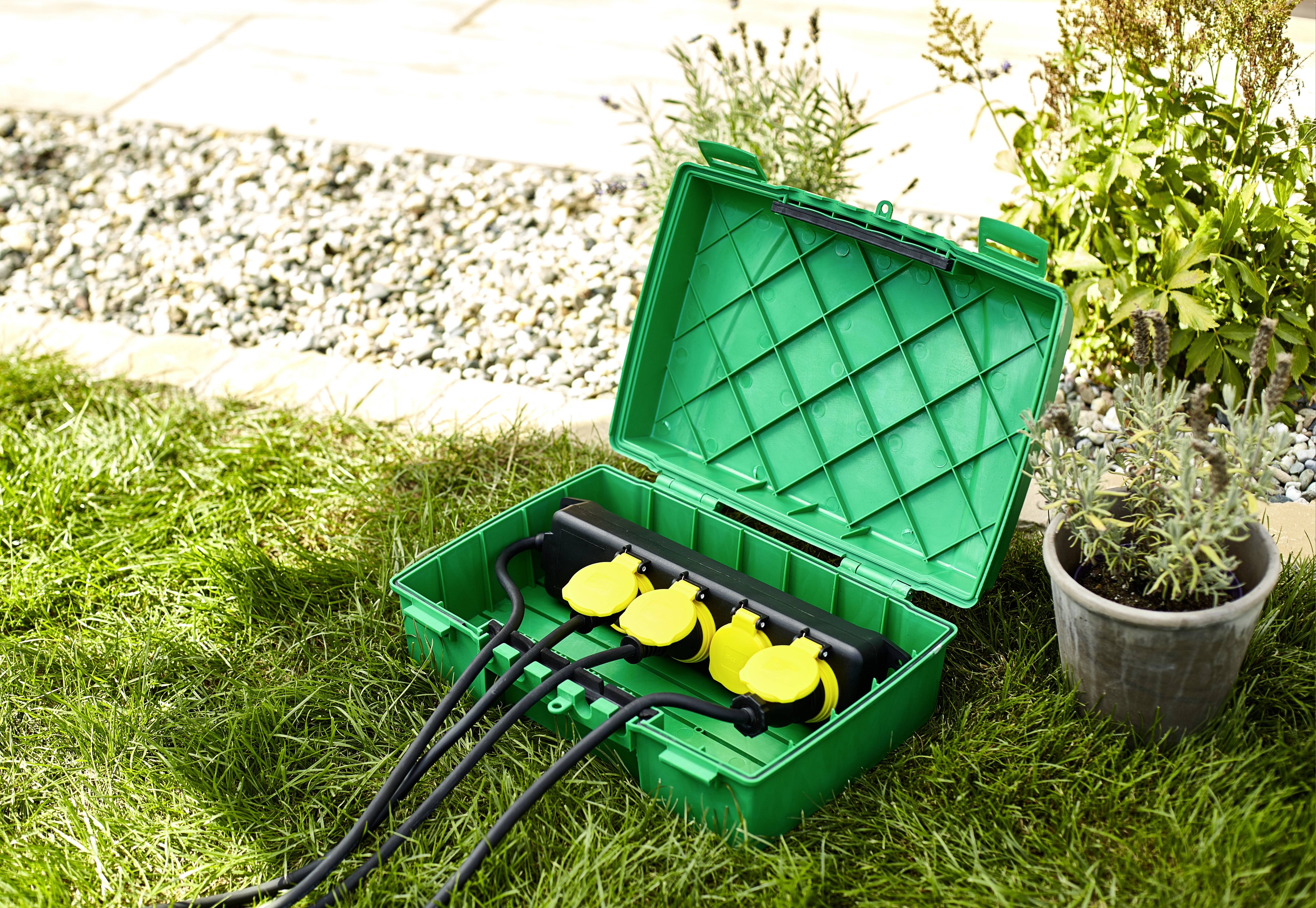 Boîtier répartiteur Heitronic 21046 vert