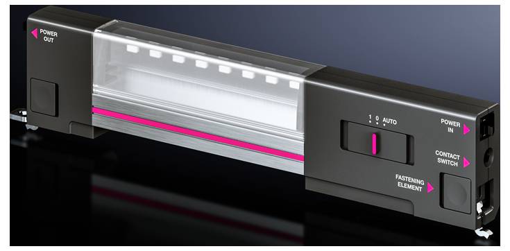 Rittal Lampe LED pour machines 2500.100 CEE: F (A - G) blanc neutre 5 W 400 lm 240 V/AC (L x l x H) 262 x 55 x 23 mm 1 pc(s)