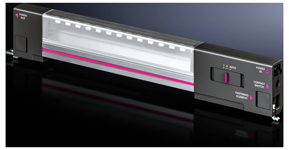 Lampe LED pour machines Rittal 2500.110 CEE: F (A - G) blanc neutre 7 W 600 lm 240 V/AC (L x l x H) 337 x 55 x 23 mm 1 pc(s)