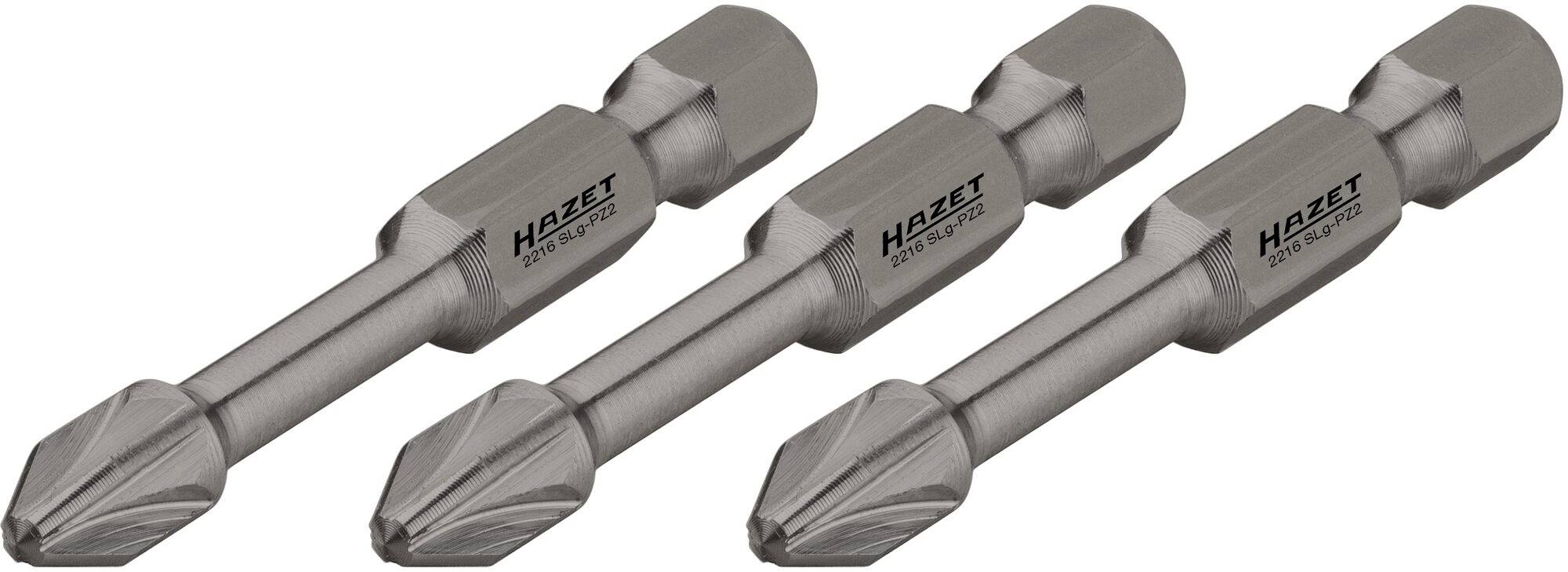 Hazet 2216SLG-PZ1/3 Embout cruciforme PZ 1 Acier spécial 3 pc(s)