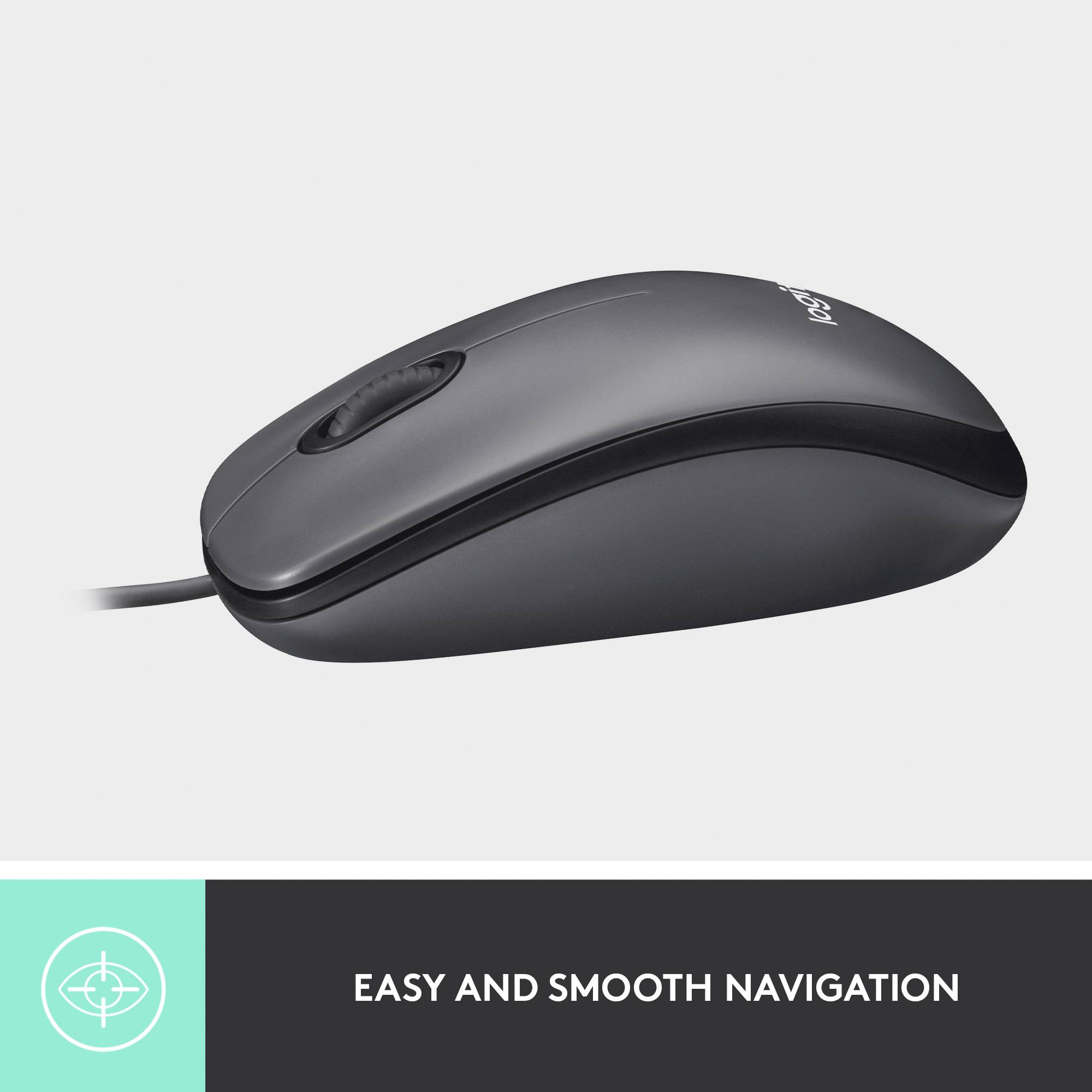 Logitech M100 Souris USB optique noir 3 Boutons 1000 dpi