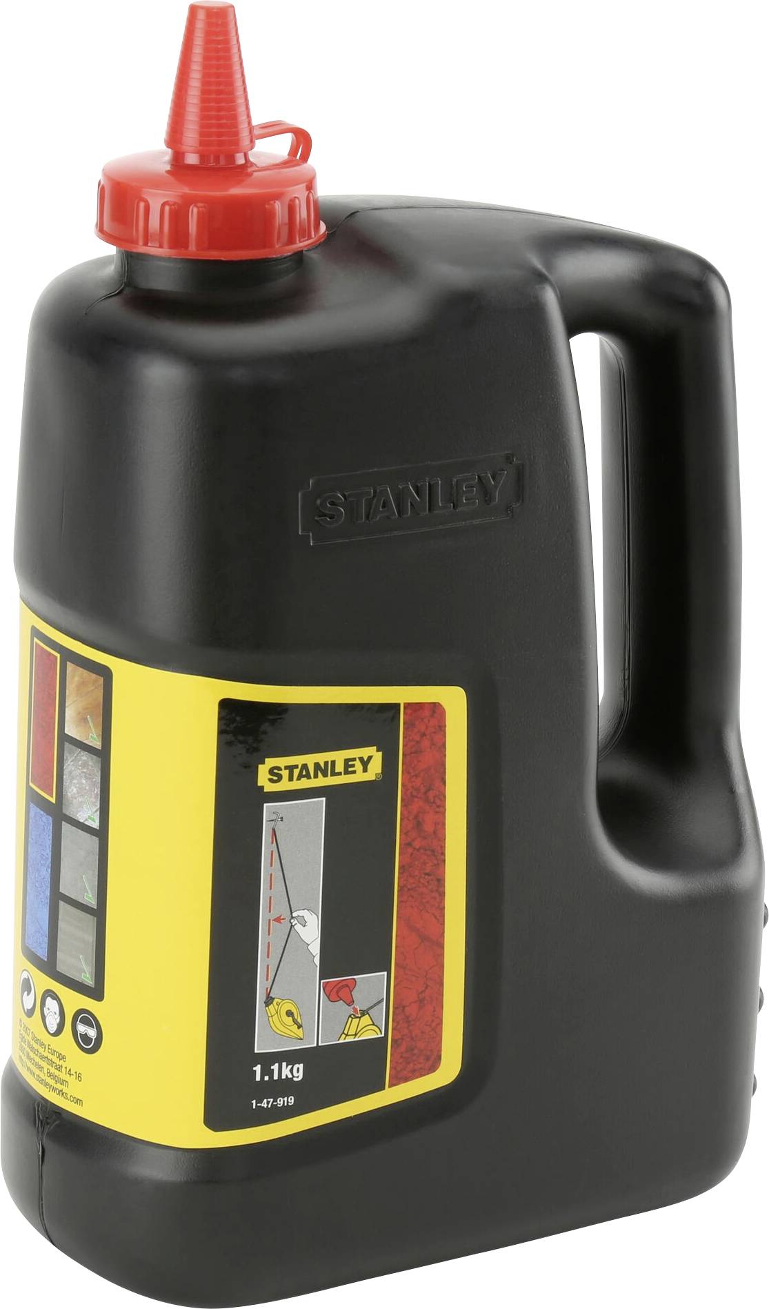 STANLEY 1-47-919 Poudre à traver coloris rouge 1000 g 1 kg