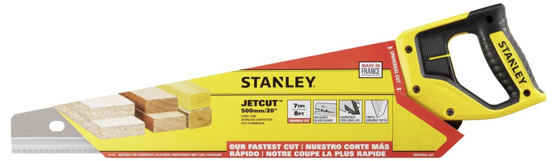 STANLEY JetCut 2-15-288 Scie égoïne