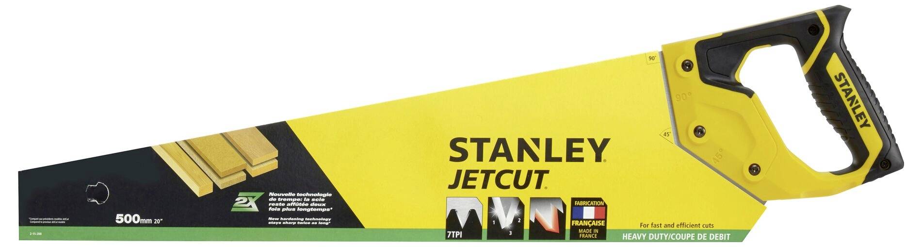 STANLEY JetCut 2-15-288 Scie égoïne