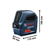 Bosch Professional GLL 2-10 Laser à lignes autonivelant, avec sacoche Portée (max.): 10 m Bosch Professional GLL 2-10 Laser à lignes autonivelant, avec sacoche Portée (max.): 10 m