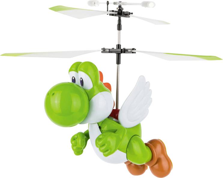 Carrera RC Super Mario - Flying Cape Yoshi Hélicoptère RC à double rotor prêt à voler (RtF)
