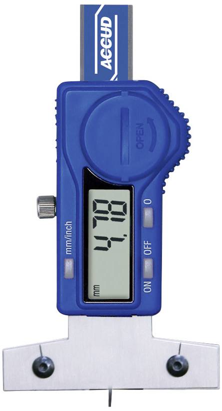 Basetech 1599560 Jauge de profondeur pour pneu numérique Plage de mesure de profondeur 0 - 25 mm