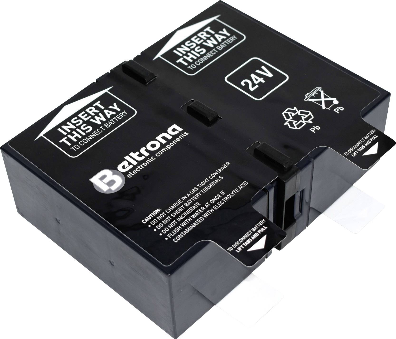 Beltrona RBC124 Batterie pour onduleur remplace la batterie d'origine RBC124 Adapté aux marques APC