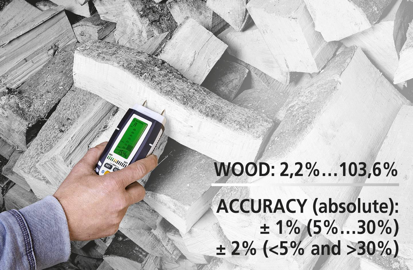 Humidimètre pour matériaux Laserliner DampMaster Compact Plus