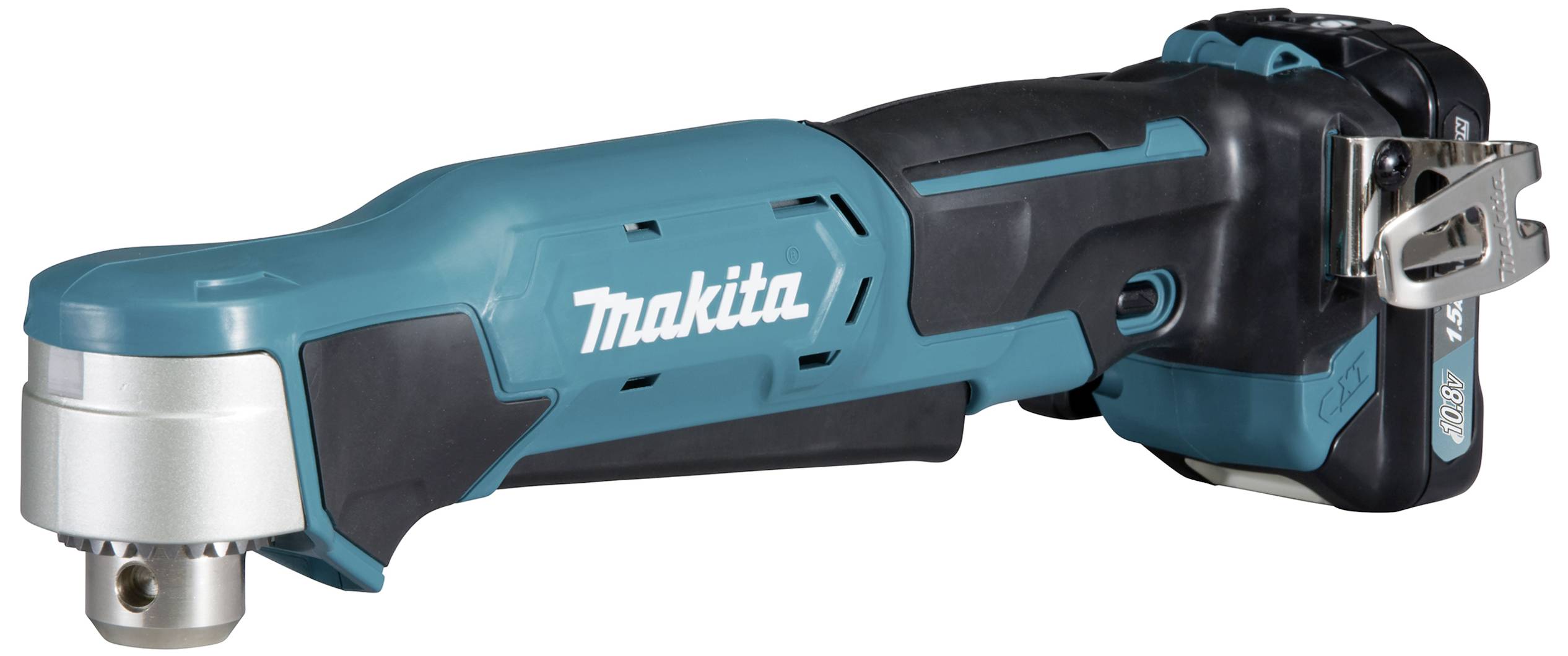 Un outil électrique sans fil doté d'une poignée ergonomique et d'un logo Makita, adapté à divers travaux artisanaux.
