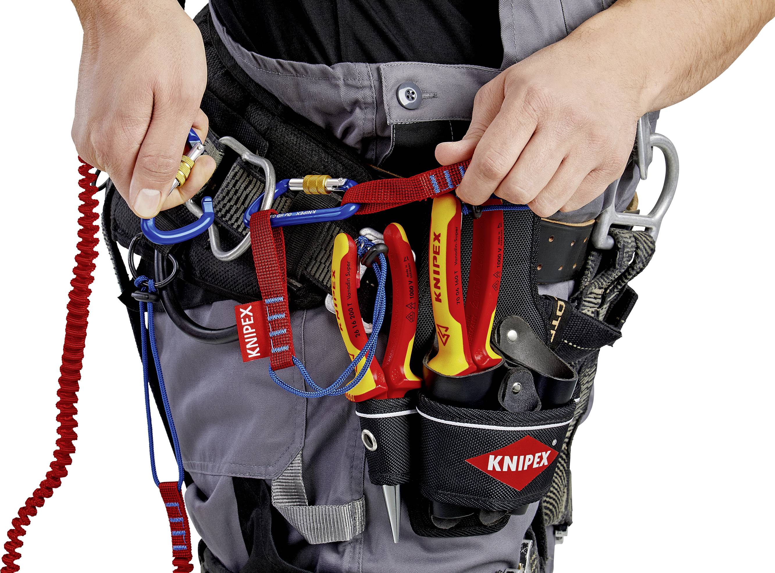 Knipex 00 50 03 T BK Mousqueton de sécurité pour outils