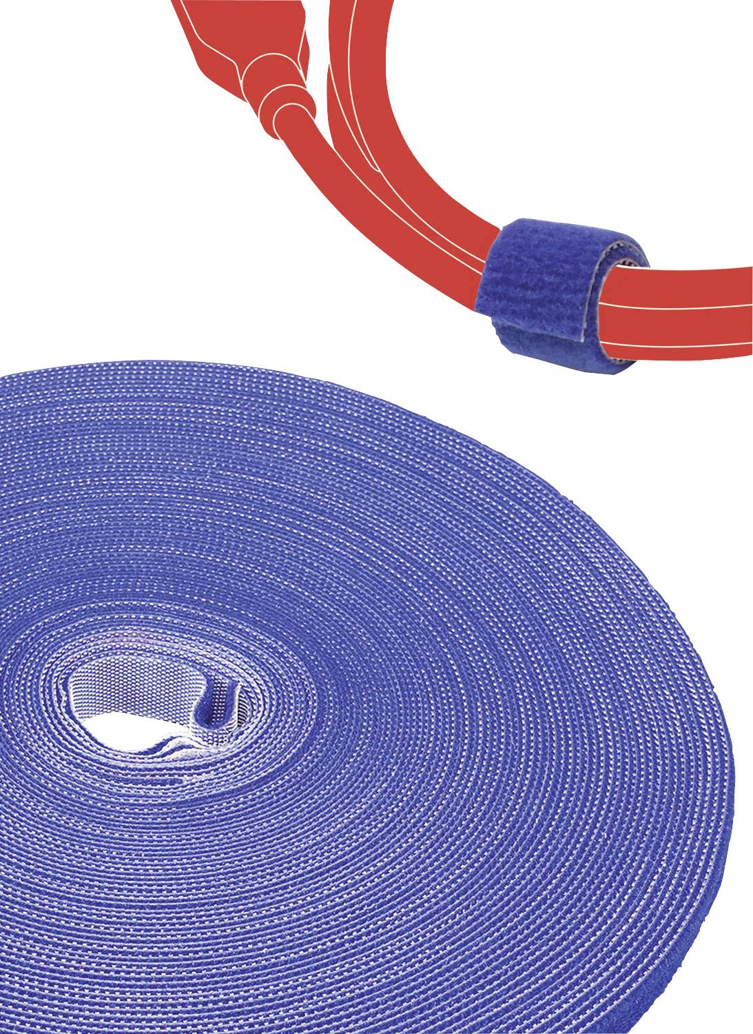 Bande auto-agrippante Label the Cable PRO 1250 bleu