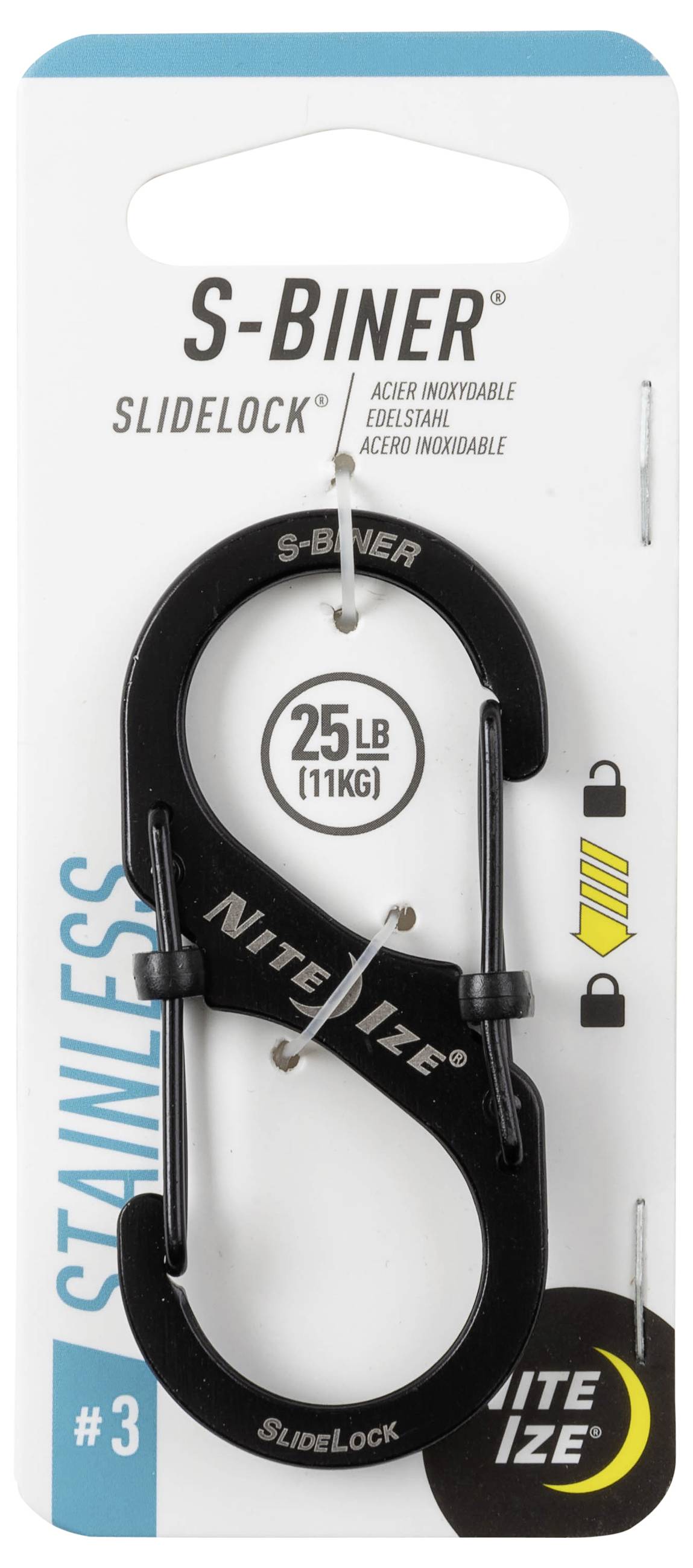 Mousqueton NITE Ize NI-LSB3-01-R6 1 pc(s)