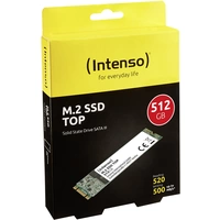Intenso Top Performance 512 GB SSD interne SATA M.2 2280 M.2 SATA 6 Gb/s au détail 3832450 Intenso Top Performance 512 GB SSD interne SATA M.2 2280 M.2 SATA 6 Gb/s au détail 3832450