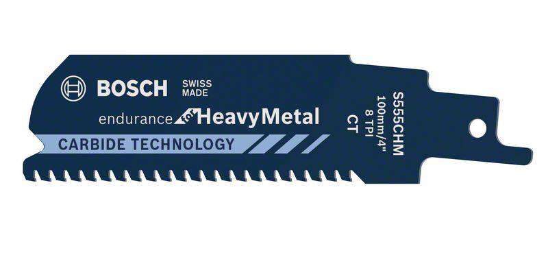 Bosch Accessories 2608653179 Lame de scie-sabre S 555 CHM, Endurance for Heavy Metal, 1 pièce 1 pc(s)