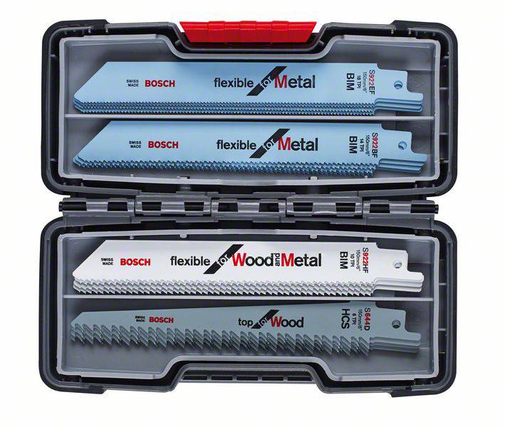 Set de lames de scie-sabre Wood and Metal, 20 pièces Bosch Accessories 2607010902 1 set