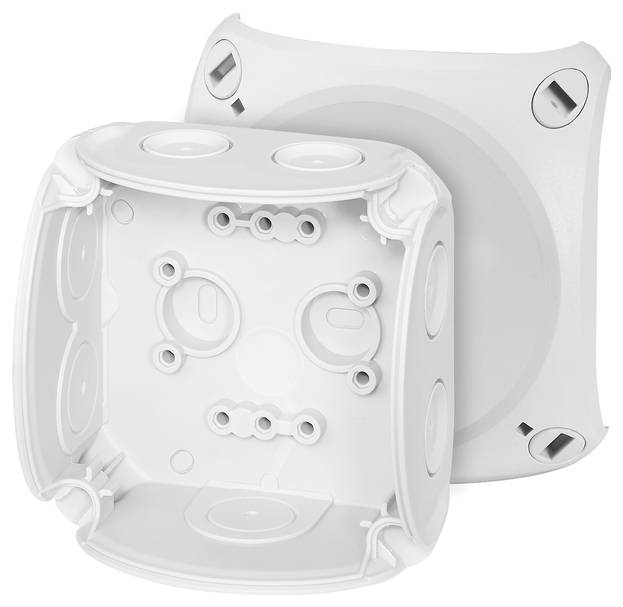 Hensel 62000000 Boîte de dérivation (l x H) 93 mm x 93 mm gris clair (RAL 7035) IP66 1 pc(s)