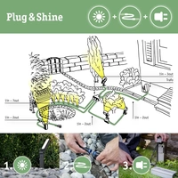 Paulmann 4064161325880 Système d'éclairage Plug&Shine kit de démarrage pour projecteur de jardin à LED jeu de 4 LED 24 W blanc Paulmann 4064161325880 Système d'éclairage Plug&Shine kit de démarrage pour projecteur de jardin à LED jeu de 4 LED 24 W blanc