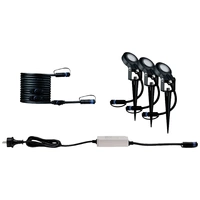 Paulmann 4064161325880 Système d'éclairage Plug&Shine kit de démarrage pour projecteur de jardin à LED jeu de 4 LED 24 W blanc Paulmann 4064161325880 Système d'éclairage Plug&Shine kit de démarrage pour projecteur de jardin à LED jeu de 4 LED 24 W blanc