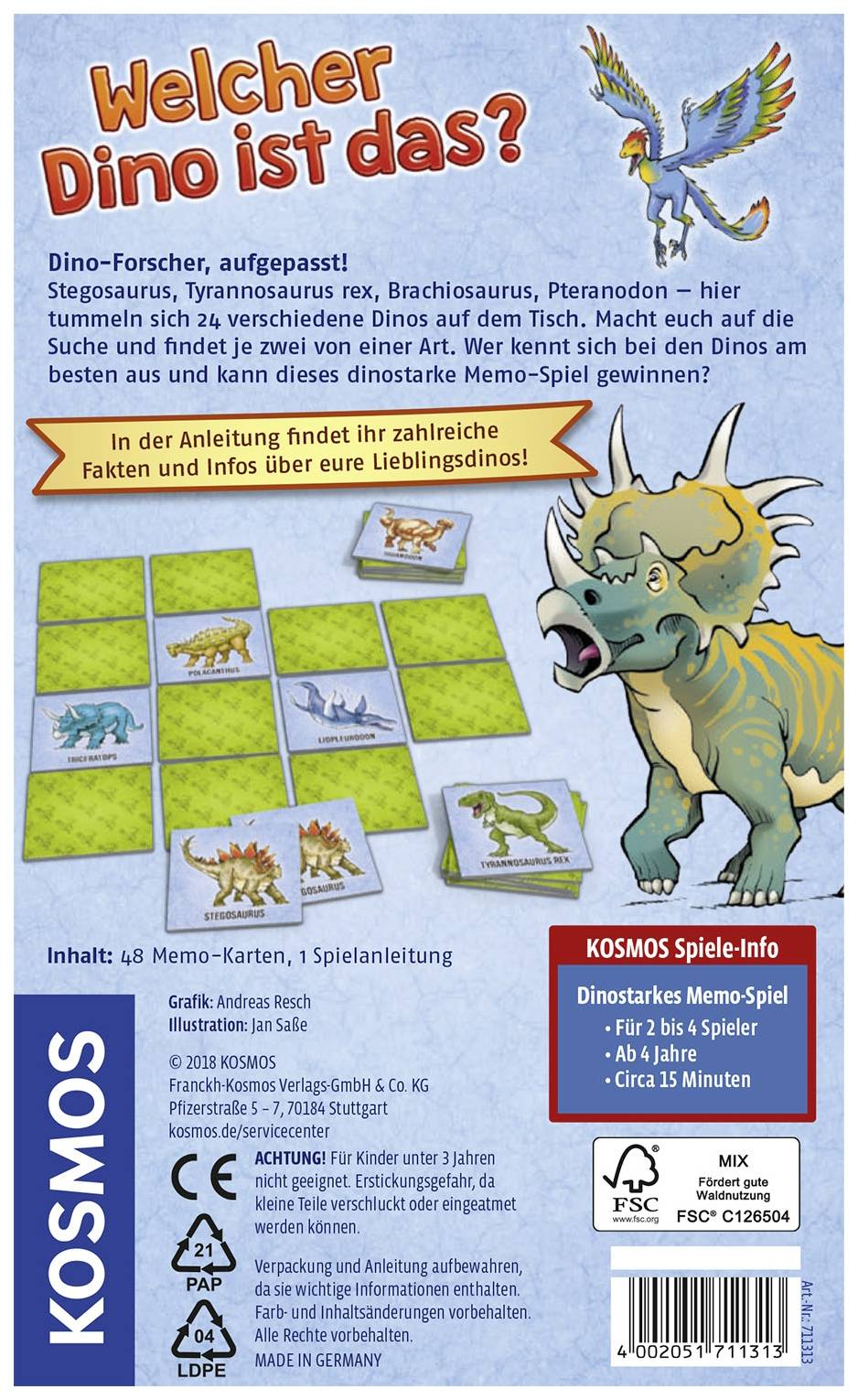 Kosmos 711313 Welcher Dino ist das?