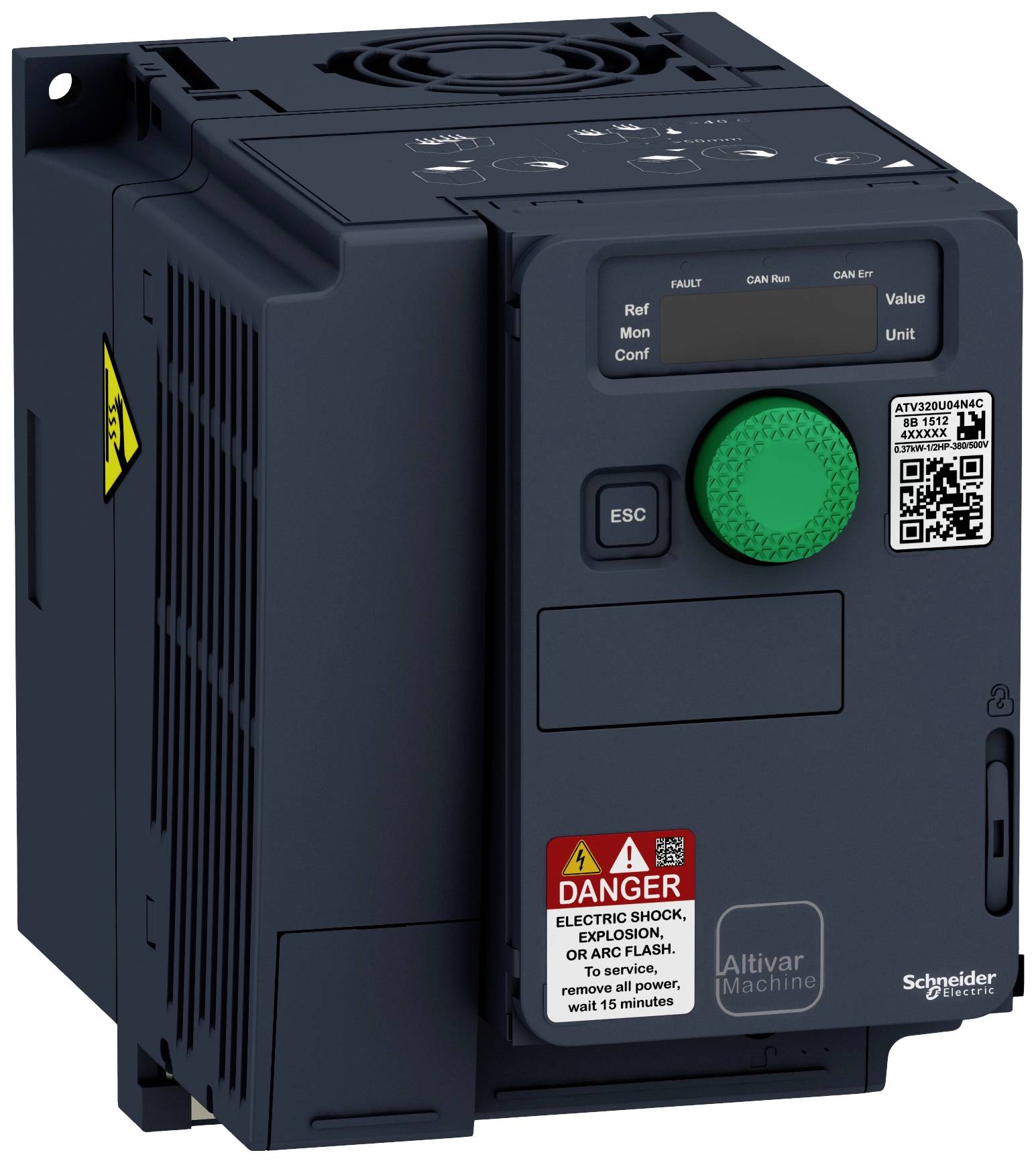 Convertisseur de fréquence Schneider Electric ATV320U15N4C 1.5 kW triphasé