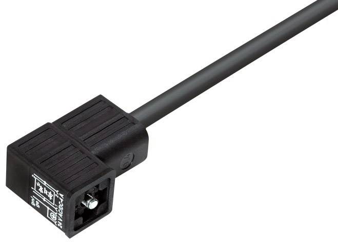 Embase d'électrovanne C raccordée LED binder 33 5937 500 520 4 + PE noir 1 pc(s)