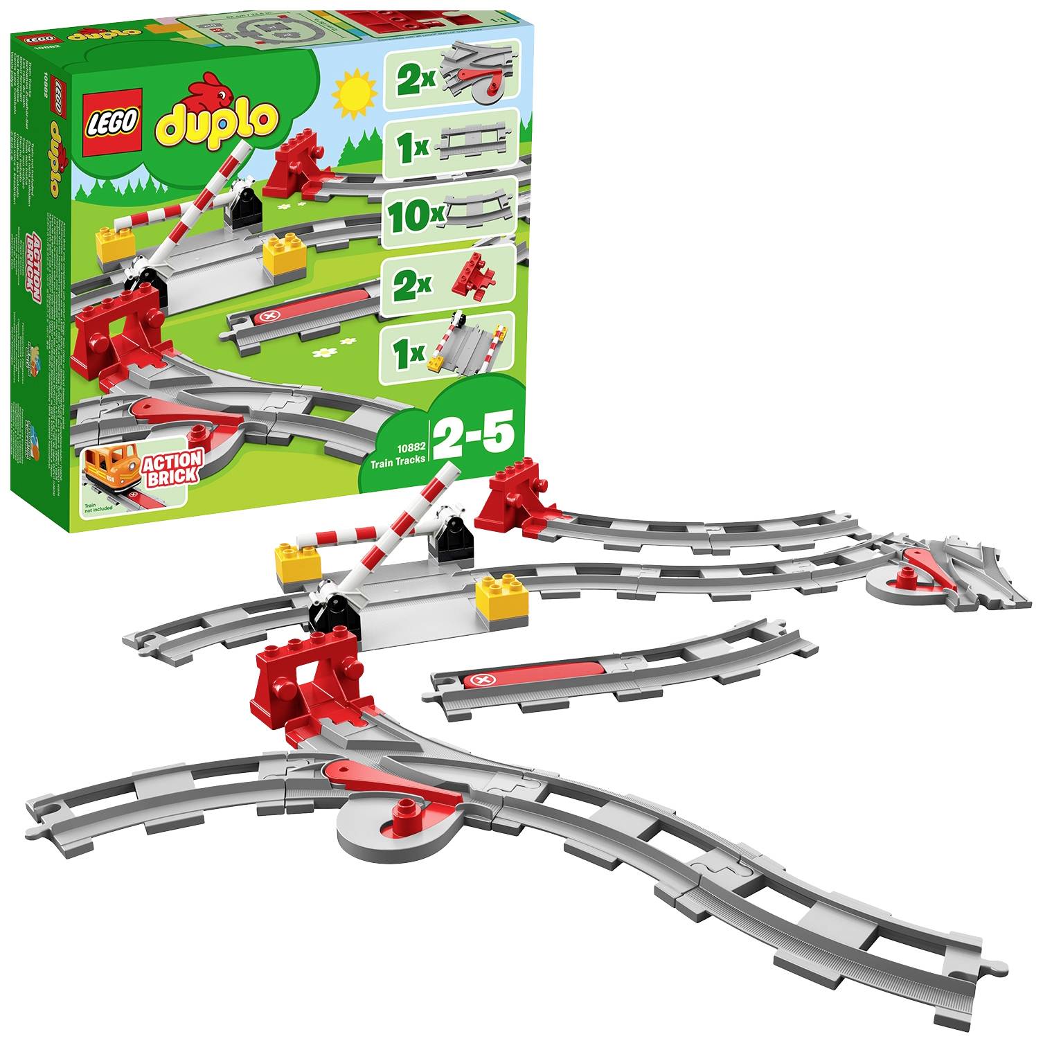 10882 LEGO® DUPLO® Rails de chemin de fer