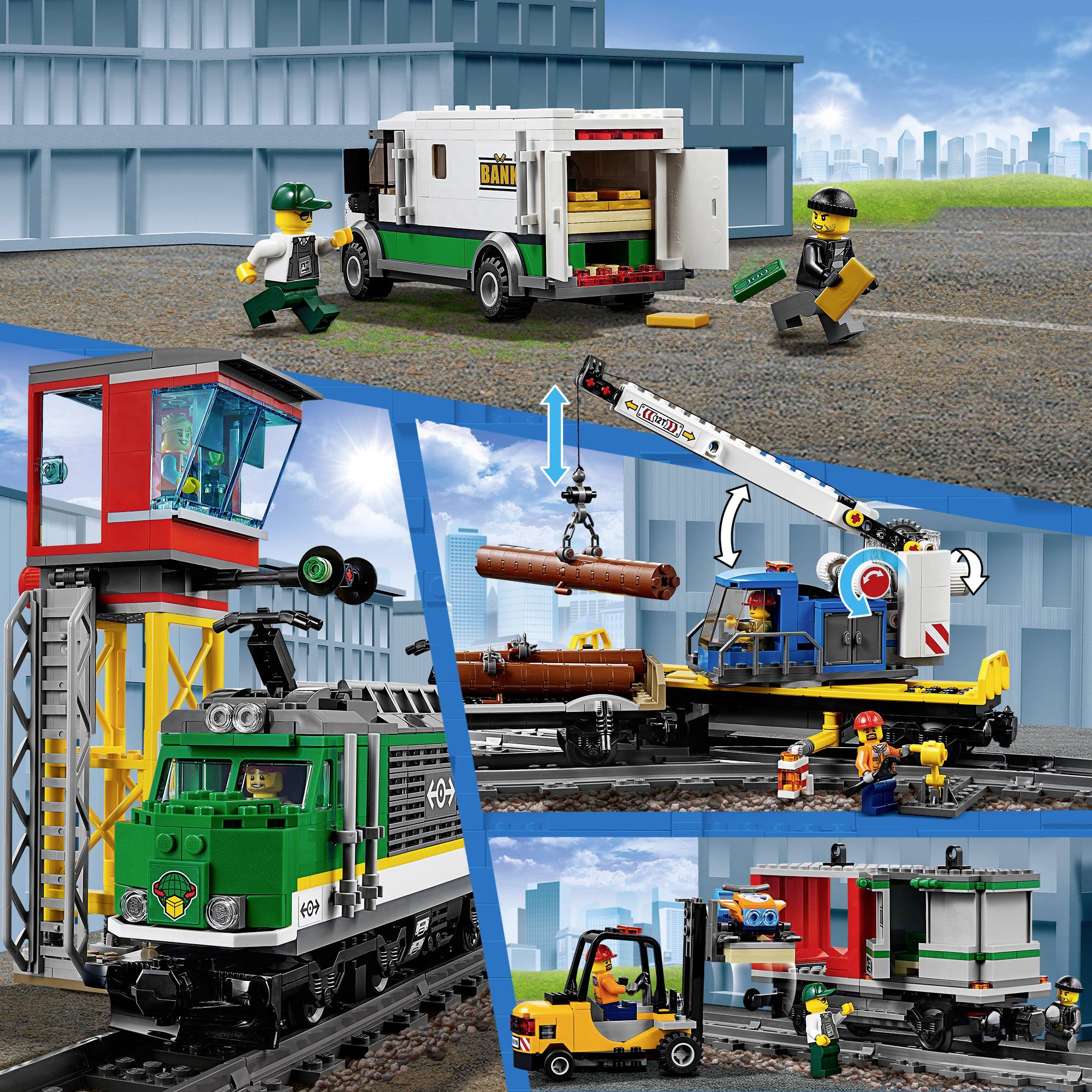 60198 LEGO® CITY Train de marchandises
