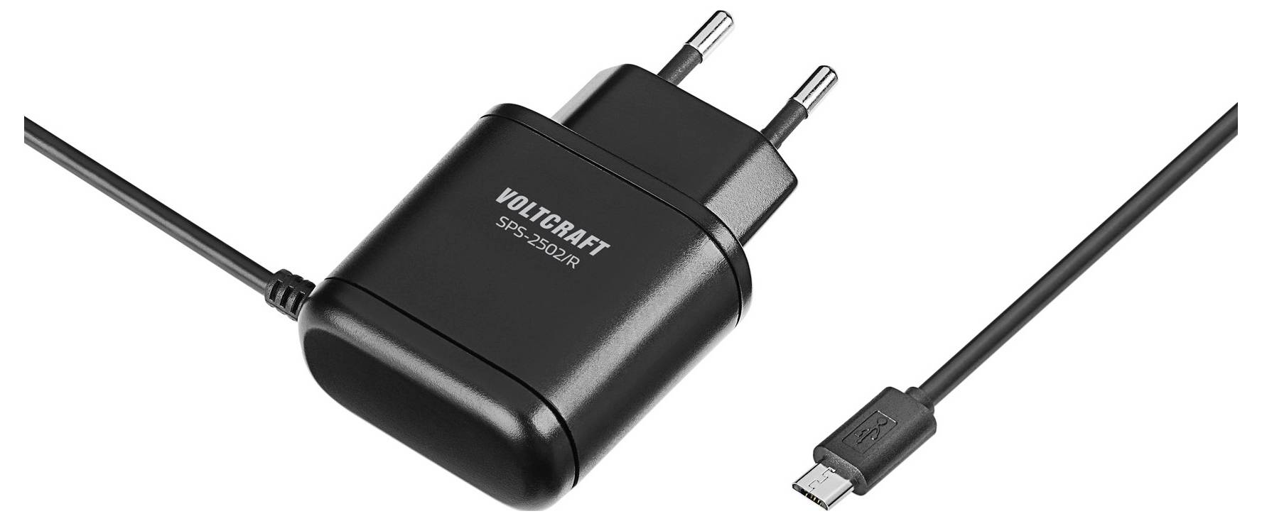 VOLTCRAFT SPS-2502/R Bloc d'alimentation à tension fixe 15 W 1x Micro-USB noir intérieure convient pour Raspberry Pi 3