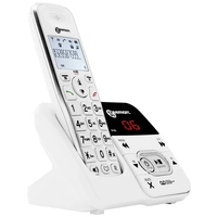 Geemarc AMPLIDECT 295 Téléphone sans fil pour séniors répondeur téléphonique écran éclairé blanc Geemarc AMPLIDECT 295 Téléphone sans fil pour séniors répondeur téléphonique écran éclairé blanc