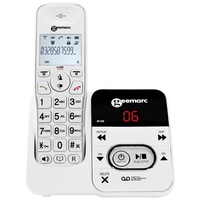 Geemarc AMPLIDECT 295 Téléphone sans fil pour séniors répondeur téléphonique écran éclairé blanc Geemarc AMPLIDECT 295 Téléphone sans fil pour séniors répondeur téléphonique écran éclairé blanc
