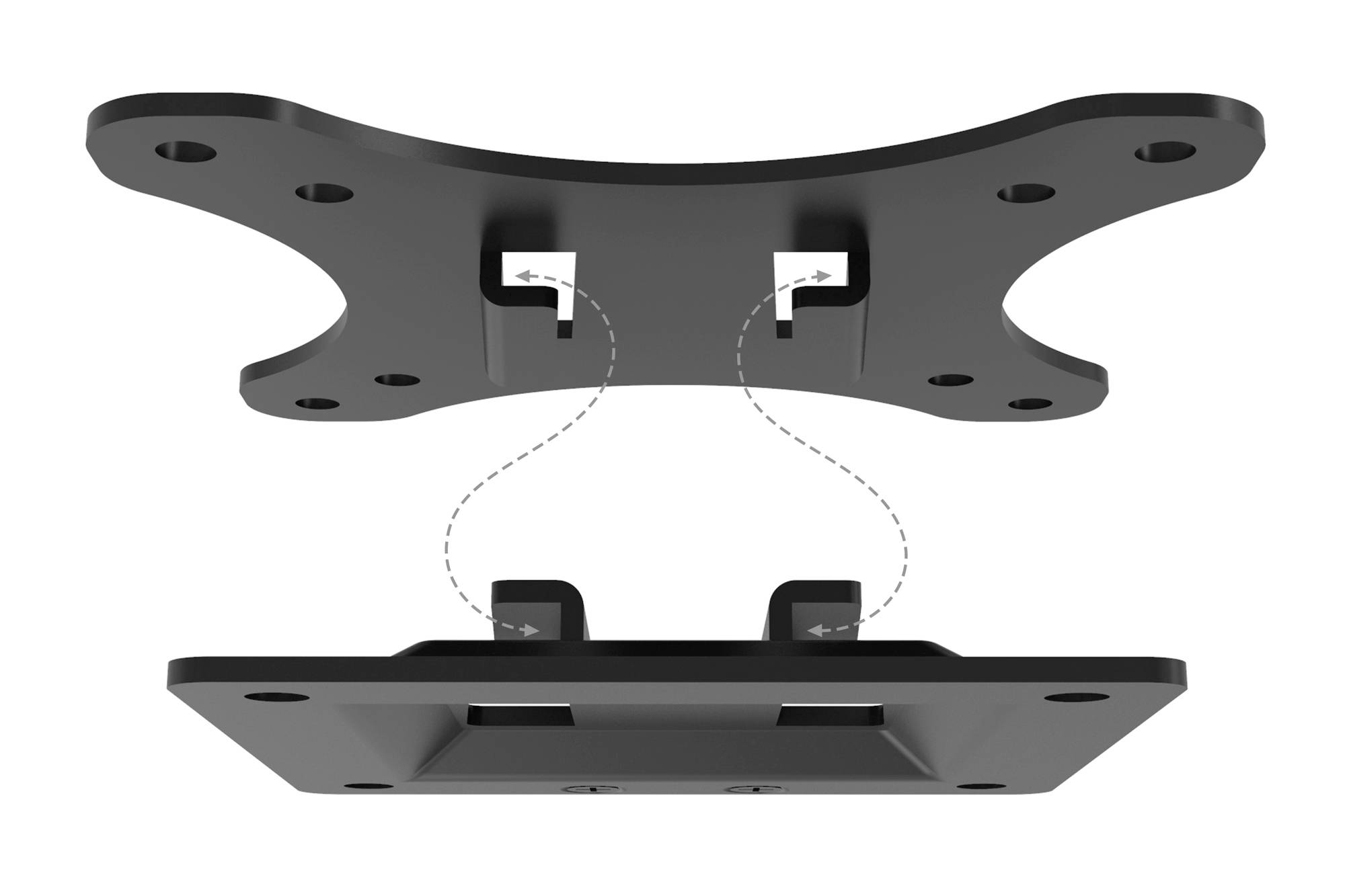 Digitus DA-90303-1 simple Support mural pour écran 33,0 cm (13") - 81,3 cm (32") noir rigide