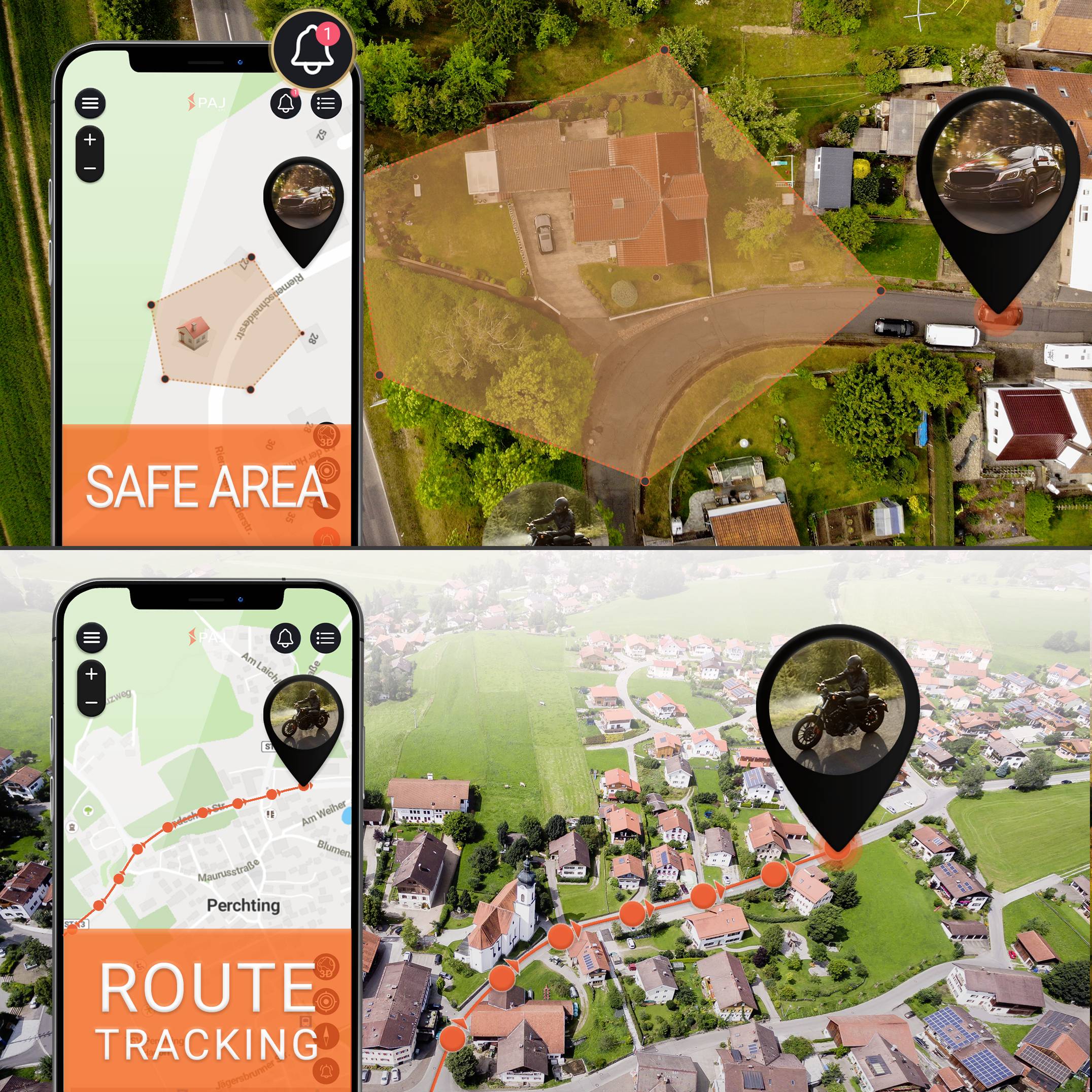 Storage Solutions ALLROUND Traceur GPS traceur de véhicules, traceur de personnes, traceur multifonction noir 1 pc(s)