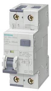 Siemens 5SU13541LB10 Disjoncteur différentiel/Disjoncteur de protection 10 A 0.03 A 230 V