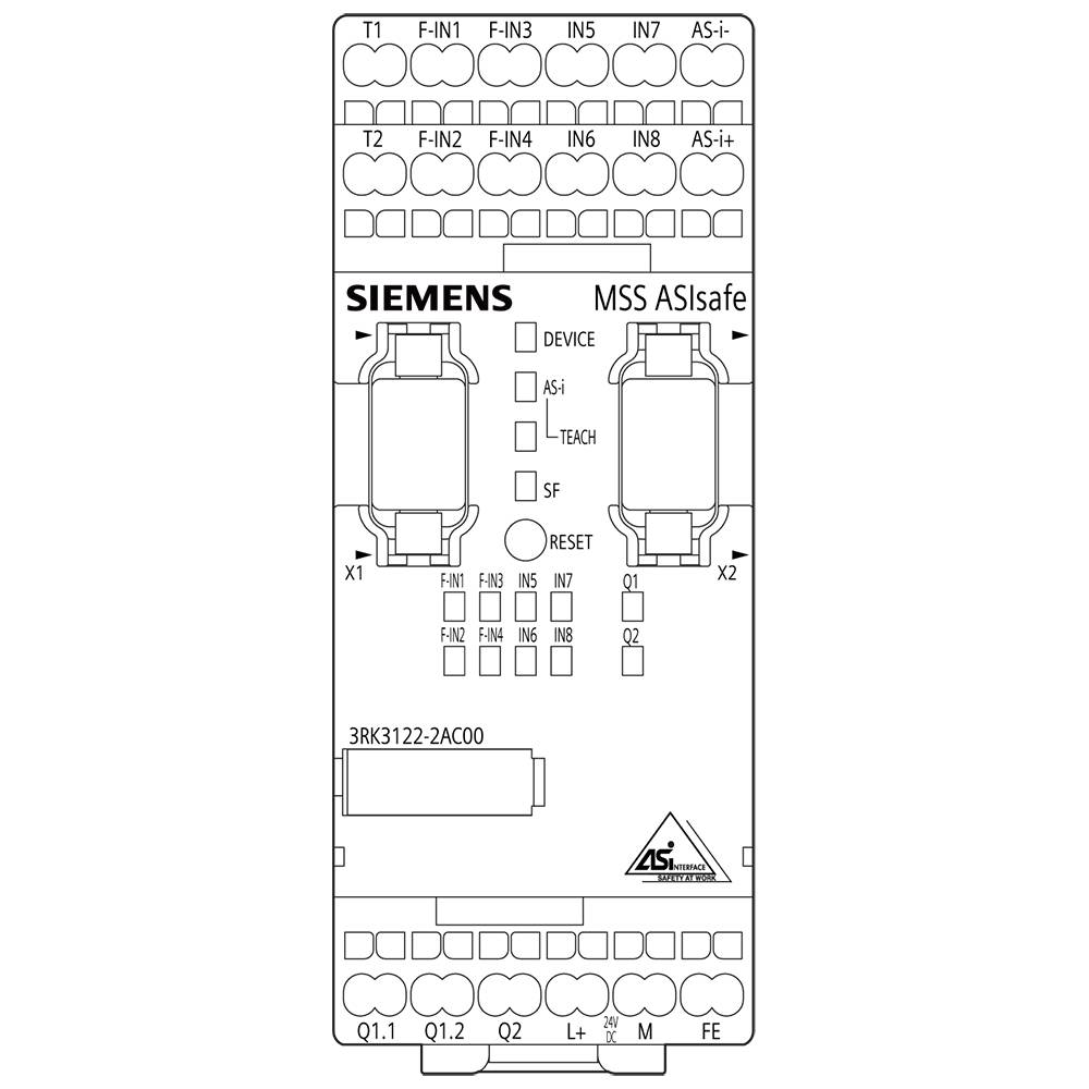 Siemens 3RK3122-2AC00 Module central