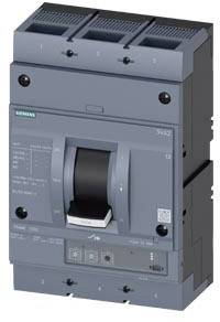 Disjoncteur Siemens 3VA2580-5HL32-0CA0 Plage de réglage (courant): 320 - 800 A Tension de contact (max.): 690 V/AC (l x H x P)