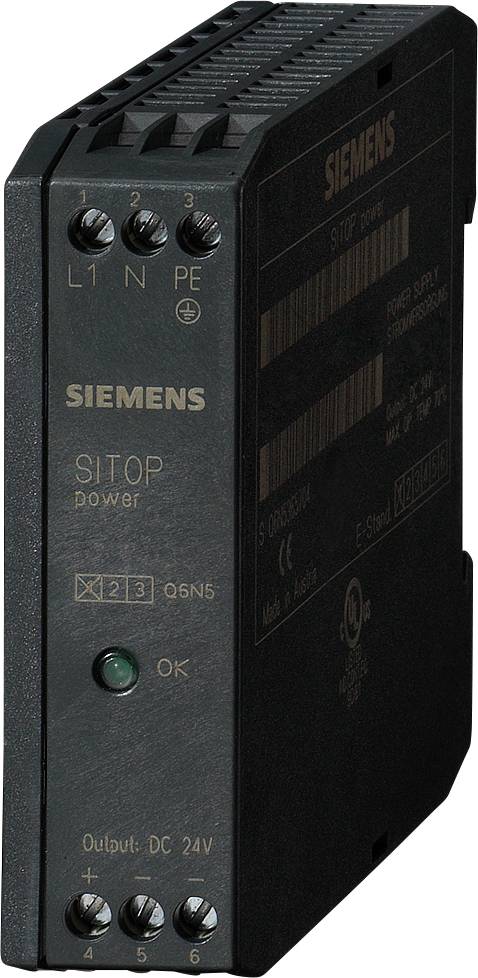 Siemens 6EP1731-2BA00 Alimentation DC/DC rail DIN 0.375 A Contenu 1 pc(s)