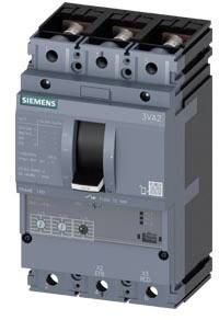 Disjoncteur Siemens 3VA2163-6HL32-0KH0 3 inverseurs (RT) Plage de réglage (courant): 25 - 63 A Tension de contact (max.): 690