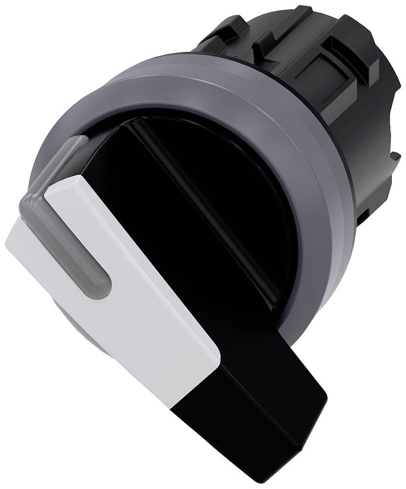 Commutateur à manette Siemens 3SU1032-2CF60-0AA0 levier blanc 1 x 90 ° 1 pc(s)