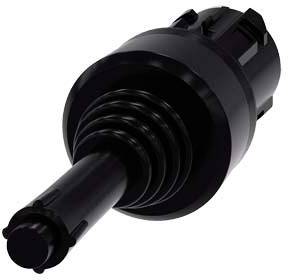 Pièce technique noire composée de plusieurs anneaux et d'une prolongation cylindrique, probablement un composant d'un dispositif ou système plus important.