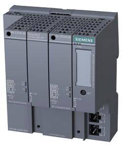 Module d'électronique industrielle à plusieurs interfaces, portant le logo Siemens, couramment utilisé dans les systèmes d'automatisation et de contrôle.