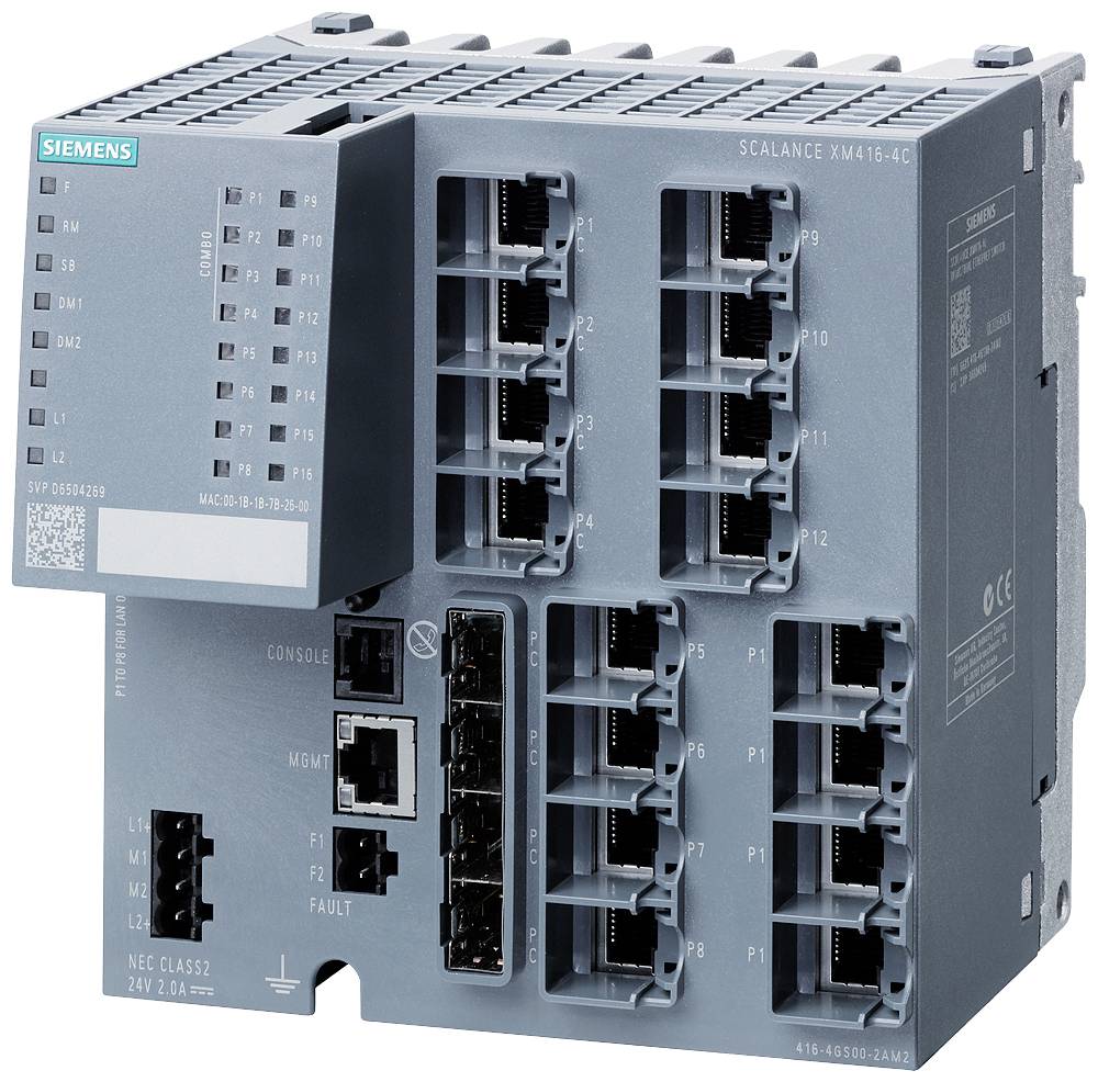 Switch réseau Siemens 6GK5416-4GS00-2AM2 10 / 100 / 1000 MBit/s