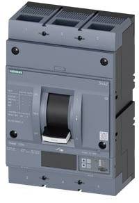 Disjoncteur Siemens 3VA2580-5JP32-0AB0 Plage de réglage (courant): 320 - 800 A Tension de contact (max.): 690 V/AC (l x H x P)