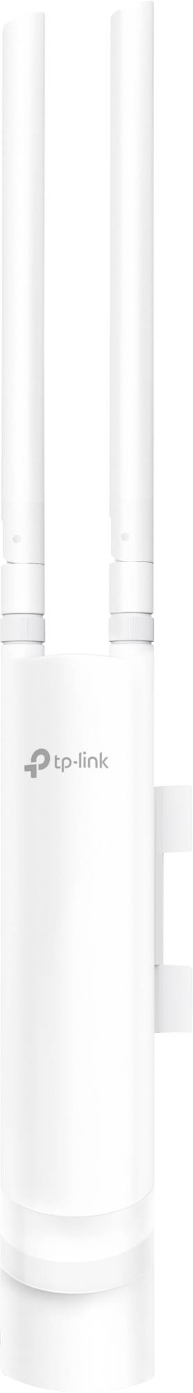 Routeur Wi-Fi blanc avec deux antennes.