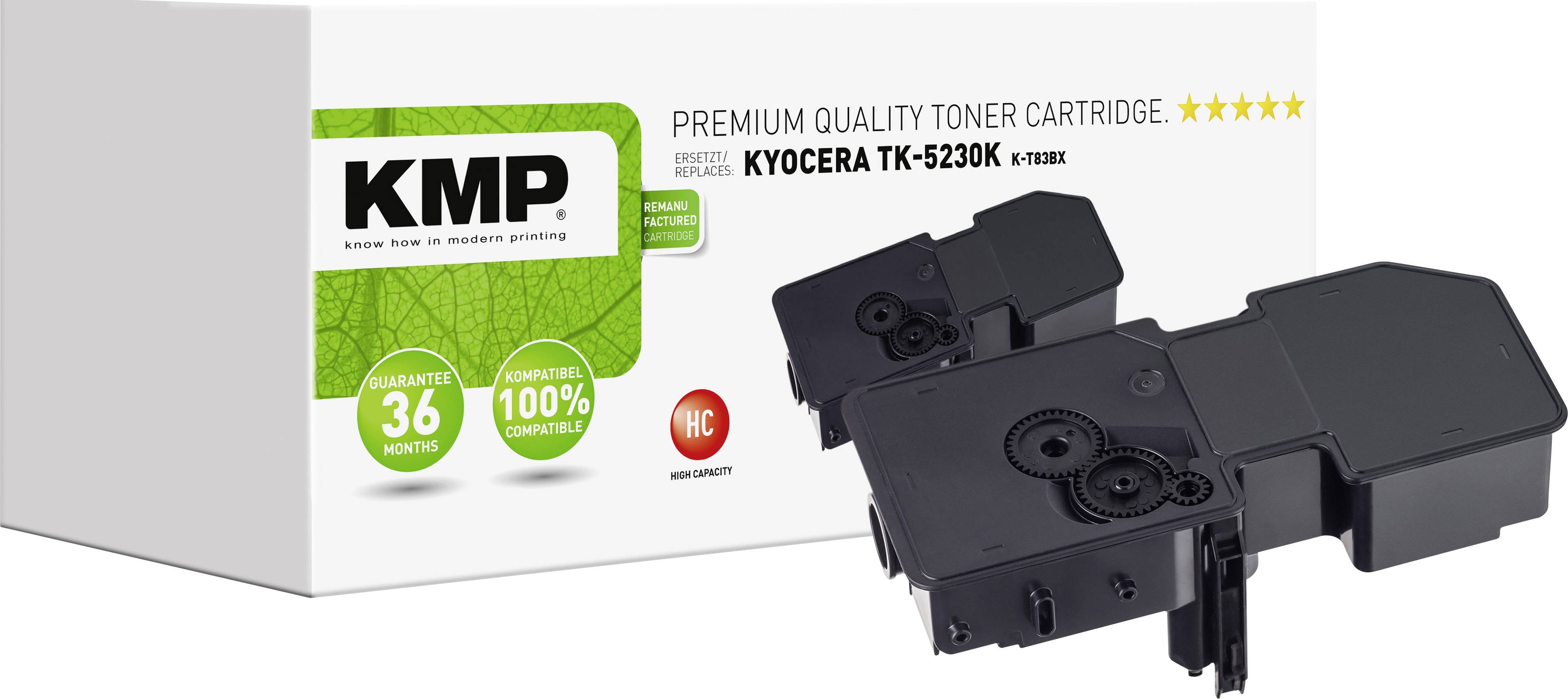 Cassette de toner KMP K-T83BX remplace Kyocera TK-5230K compatible noir 2600 pages