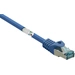 Renkforce RF-5044976 RJ45 Câble réseau, câble patch CAT 6a S/FTP 0.50 m bleu avec cliquet d'encastrement, ignifuge Renkforce RF-5044976 RJ45 Câble réseau, câble patch CAT 6a S/FTP 0.50 m bleu avec cliquet d'encastrement, ignifuge