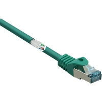 Renkforce RF-5056416 RJ45 Câble réseau, câble patch CAT 6a S/FTP 0.50 m vert avec cliquet d'encastrement, ignifuge Renkforce RF-5056416 RJ45 Câble réseau, câble patch CAT 6a S/FTP 0.50 m vert avec cliquet d'encastrement, ignifuge