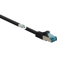 Renkforce RF-5047480 RJ45 Câble réseau, câble patch CAT 6a S/FTP 0.50 m noir ignifuge Renkforce RF-5047480 RJ45 Câble réseau, câble patch CAT 6a S/FTP 0.50 m noir ignifuge